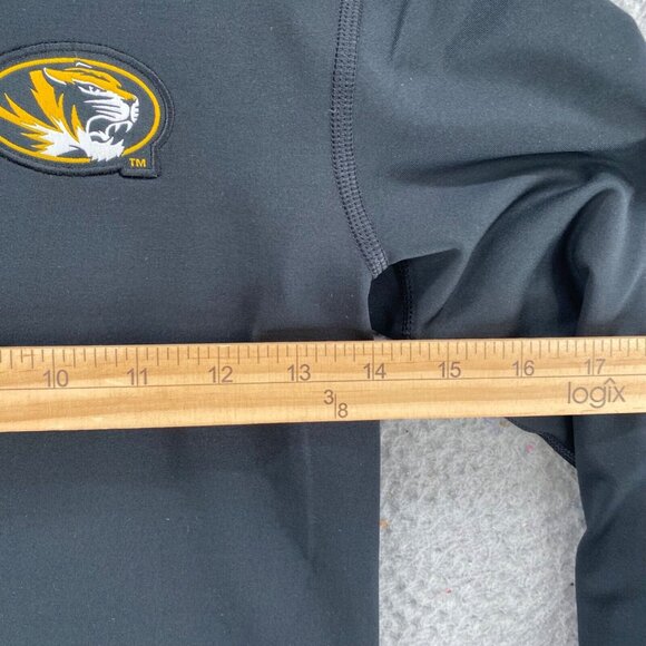 Nike Mizzou Jacket Womens Medium Black Dri Fit Pro Warm 1/4 Zip Tigers MU NWT - Picture 8 of 10